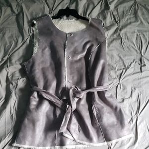 Faux fur vest